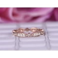 thumbnail image 2 of JeenMata .25 ct Diamond Anniversary Ring Band - Modern Wedding Band - Full Eternity Ring - 10K Rose Gold, 2 of 6
