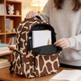 thumbnail image 5 of DISNIMO Cute Giraffe Print 17 Inch Kids School Bag, Breathable Long Lasting School Backpack with Customizable Straps for Boys Girls Daily Use Travel, 5 of 7