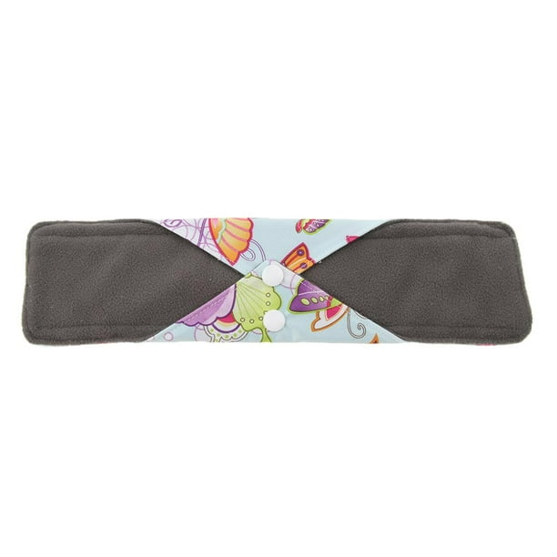 Almohadillas menstruales shamjiam de tela de bambú lavables Carbón de bambú gris