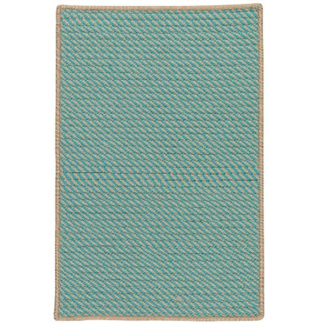 Point Prim IM03R024X120S Rugs, 2` x 10`, Teal