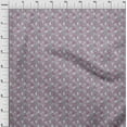 thumbnail image 4 of oneOone Rayon Gray Fabric Asian Suzani Fabric For Sewing Printed Craft Fabric By The Yard 56 Inch Wide, 4 of 5