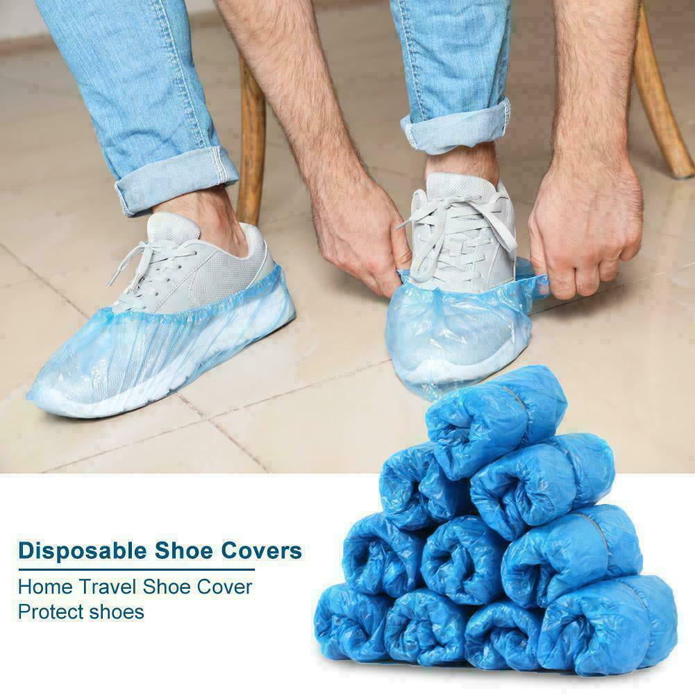 1000pcs Disposable  Anti Slip Shoe Covers Cleaning Overshoes Protective 