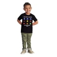 thumbnail image 3 of PACMAN Fruit and Ghosts for Breakfast Toddler Boy Girl T Shirt Infant Toddler Brisco Brands 12M, 3 of 6