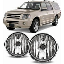 1 Pair Fog Lights Lamps Assembly Fit for 2007-2014 Ford Expedition,OEM Replacement Fog Lamps for 2008-2011 Ford Ranger,Clear Lens