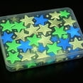 thumbnail image 6 of 3CM Star Fluorescent Wall Stickers, k’ids Glow In Dark Decals, Bedroom Ceiling Ornament, Cute Luminous Decor for Nursery Living Room Home Night Layout, 6 of 6