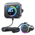 thumbnail image 3 of Adaptador de audio portátil Cargador de coche compatible con Bluetooth Adaptador de coche FM Kit de coche, 3 of 4