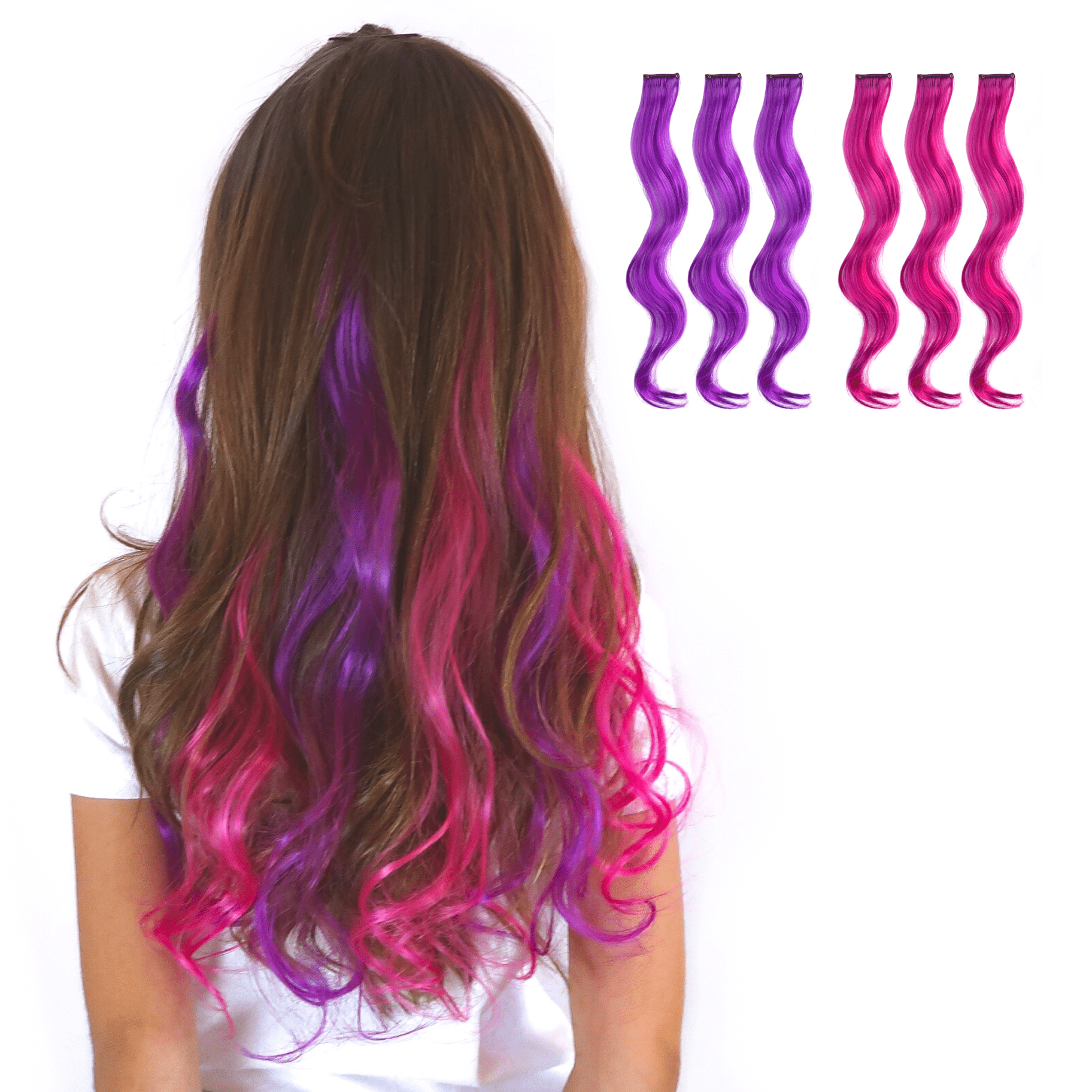 Tutti Fruity Purple/Pink Curls 6 Pack 