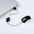 thumbnail image 2 of Computer Ultra-lightweight Mouse Wired Optical 1000 DPI Universal Telescopic Retractable Ergonomic Design Gaming Mice for Kids Black, 2 of 7