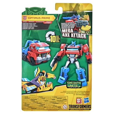 Transformers Bumblebee Cyberverse Adventures Warrior Optimus Prime Figure