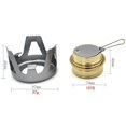 thumbnail image 1 of Copper Alloy Portable Mini Ultra-light Spirit Burner Alcohol Stoves Outdoor Camping Hiking Stoves Furnace, 1 of 5