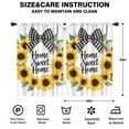 thumbnail image 2 of Blackout Kids Curtains,Home Sweet Home Sunflower Childrens Insulated Curtains Set Of 2,Bedroom Essentials,Toddler Room Decor 42x63in(106x160cm), 2 of 4