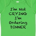 thumbnail image 4 of Inktastic I'm Not Crying, I'm Ordering Dinner Boys or Girls Baby Bodysuit, 4 of 5