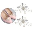 thumbnail image 2 of 2xJuego De 2 Clips Para Zapatos Mujeres Bodas Nupcial Zapatos De Tacón Alto Hebilla Decoración Zulema Clips para zapatos Hebillas, 2 of 8