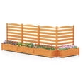 thumbnail image 1 of Gymax 2PCS Air Conditioner Fence w/Planter Box 2-Panel Freestanding  Privacy Screen, 1 of 10