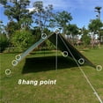 thumbnail image 4 of 5x3m 4x3m 3x3m Awning Waterproof Tarpaulin Tent Screen Ultralight Gar White 3X4M White 3X4M, 4 of 5