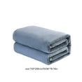 thumbnail image 3 of Kchsji Solid Color Flannel Velvet Blanket 59.06"x78.74" Thickened Soft Throw for Sofa Bed Couch Winter Warm Comfort Living Room Bedroom Holiday Gift Home Decor Relax Nap, 3 of 6