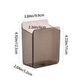 thumbnail image 3 of No-Punch Toothbrush And Toothpaste Storage Basket Wall-Mounted Storage Basket Bedside Remote Control Mobile Phone Storage Basket, 3 of 8