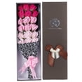 thumbnail image 1 of Ramo de rosas artificiales de jabón, caja de regalo, rosa de simulación, regalo de cumpleaños para San Valentín (caja de 18 piezas en rosa degradado), 1 of 14
