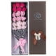 thumbnail image 1 of Caja de regalo Sincero con ramo de rosas Flores artificiales de Jabón Rosa degradado 18 Uds, 1 of 10
