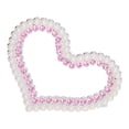 thumbnail image 2 of Kit de 5 uds de funda para teléfono DIY, bonito estilo exquisito, interesante, fiable, duradero, brillante, atractivo, suministros de joyería decorativos, corazón de perla rosa, 2 of 5