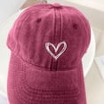 thumbnail image 6 of Zwiiyzr 2-10Y Kids Baseball Hats Distressed Washed Toddler Cartoon Baseball Hats Adjustable Summer Trucker Hats for Boys Girls Hot Pink, 6 of 7