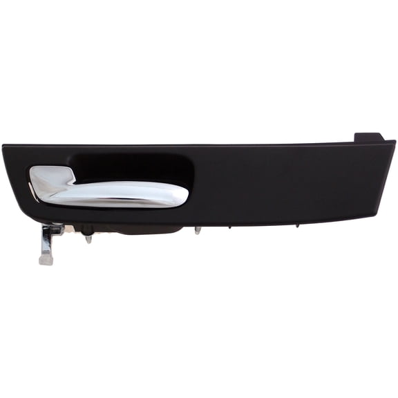 Dorman 81848 Front Driver Side Interior Door Handle for Specific Cadillac Models, Black; Chrome