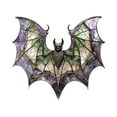 thumbnail image 3 of 4/3/2/1pcs Halloween Bat Decor, Stained Glass Bat Suncatcher Window Hanging, Gothic Bat Acrylic Wall Art Decorations, Window Hanging Ornaments for Indoor Outdoor Decor, 3 of 7