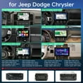 thumbnail image 4 of 2+64GB Android 14 Car Radio Stereo for Jeep Wrangler Compass Cherokee Patriot, 10.1" Wireless CarPlay Android Auto GPS Navi WiFi Bluetooth DSP RDS SWC, 4 of 14