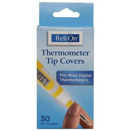 ReliOn Thermometer Tip Covers, 30 Ct