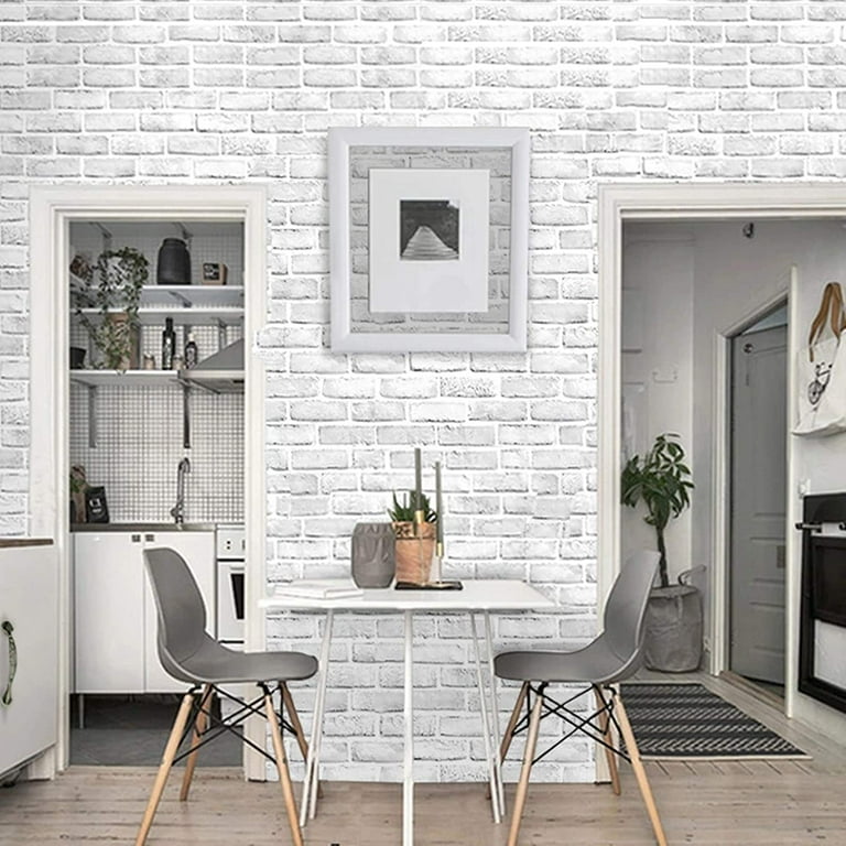 White Brick Wallpaper Pattern