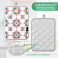 thumbnail image 6 of Yayeee Pot Holders Kitchen Heat Resistant with Pockets 7"x9.8" Cotton Oven Cooking Hot Pads, Blue Abstract Pattern, 6 of 7