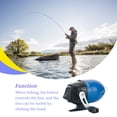 thumbnail image 3 of facefd Fishing Reel Single Rocker Arm Casting Reels Small Portable Embedded Line Durable Tool Baitcasting Tools Household Red Blue, 3 of 6