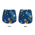 thumbnail image 6 of Goofa Dinosaur In Space Printed Women 2 in 1 Running Shorts,Quick Dry Athletic Workout Shorts,High Waisted Athletic Shorts with Liner Pockets-Small, 6 of 9