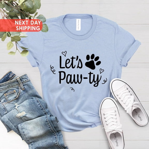 Sam Soft Dog Birthday Party, Lets Paw ty Shirt, Puppy Birthday Shirt, Lets Paw-Ty, Dog Shirt, Rescue Dog Mom, Paw-ty Shirt, Dog Birthday Shirt