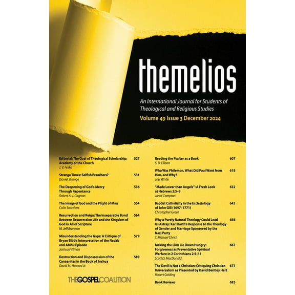 Themelios Themelios, Volume 49, Issue 3, Book 49, (Hardcover)