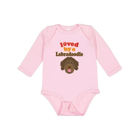 

Inktastic Labradoodle Dog Lover Boys or Girls Long Sleeve Baby Bodysuit