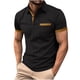 thumbnail image 2 of pstuiky camisetas de hombre, Camisa informal de verano para hombre con bolsillo en el pecho, cuello con botones y manga corta a juego. camisas casuales para hombre m, 2 of 7