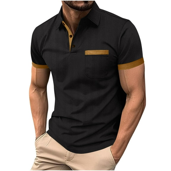 purcolt Golf Shirts for Men - Short Sleeve Performance Sport Casual Collared Shirts Moisture Wicking Athletic Tennis T-Shirt