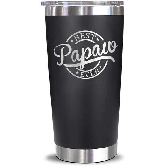 Emily''s Best Papaw Ever Tumbler - Father''s Day & - Birthday Gift For Papaw - From Grandchildren, Granddaughter, Grandson - New Grandpa