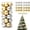 Gold and Sliver, variant on 24-Pcs Set of Gold and Sliver 2.36" Christmas Balls—Christmas Tree Decorations and Ornaments With 1 Roll 10inch*30FT Christmas Ribbon