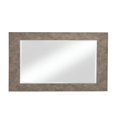 thumbnail image 2 of Benzara BM205958 Polystyrene Wall Mirror with Hammered Ripple Design, Brown & Silver, 2 of 2
