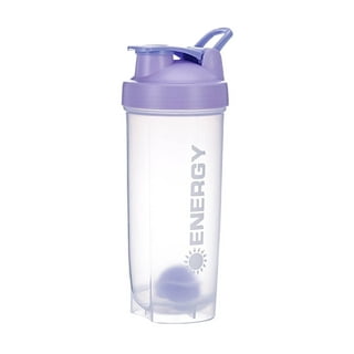 Hopet Slim Protein Shaker Bottle With Storage Leakproof Small Protein Shake  Bottles Smart Shaker Cup For Women + Men, Blackandwhite