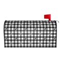 thumbnail image 2 of Xecao Black Tartan Plaid for Mailbox Cover with Magnetic Strips, Waterproof and Sunscreen, Adds a Decorative Touch to Your Garden Yard., 2 of 9