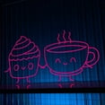 thumbnail image 2 of Glowneon Coffee & Cake Neon Signs, Coffee Shop Bakery Wall Decor, 2 of 4