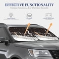 thumbnail image 4 of Honeii Piano Keys With Musical Notes Print Foldable Car Sun Shade for Windshield, 2-Piece UV Protection Shade, Protects Car Interior, Ideal for Cars, Trucks, SUVs-Large, 4 of 6