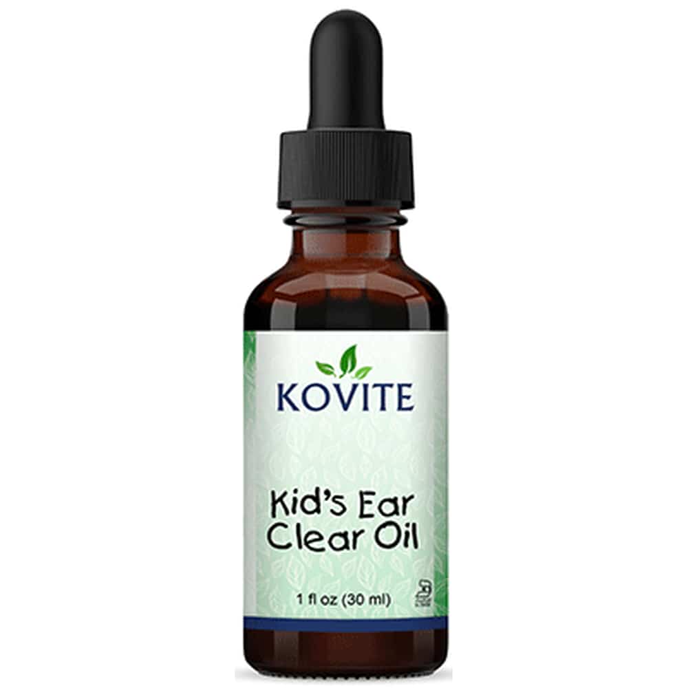 Kovite Kosher Kid's Ear Clear Oil Natural Ear Drops with Garlic