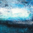 thumbnail image 3 of Loreth, Lanie 20x20 Black Modern Framed Museum Art Print Titled - Future Place Blue Square, 3 of 5