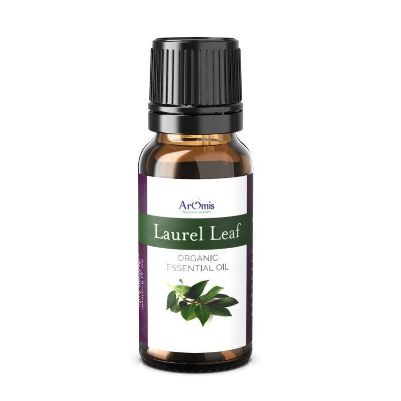 ArOmis Laurel Leaf Essential Oil - USDA Certified Organic - 100% Pure Therapeutic Grade - 10ml (.34 fl Oz), Undiluted, Premium, Oils Perfect for Aromatherapy Diffuser