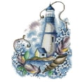 thumbnail image 1 of Cuadros Decorativos Faro azul de punto de cruz parcial de 14 quilates, Kits de bordado DIY artesanales Sywqhk Nuevos Originales, 1 of 9