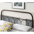 thumbnail image 3 of Hodedah Complete Metal Twin-Size Bed with Headboard-Footboard in Bronze, 3 of 4
